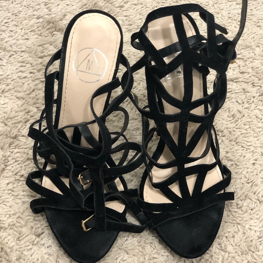Black Missguided Women’s Sandal Heels Size 5